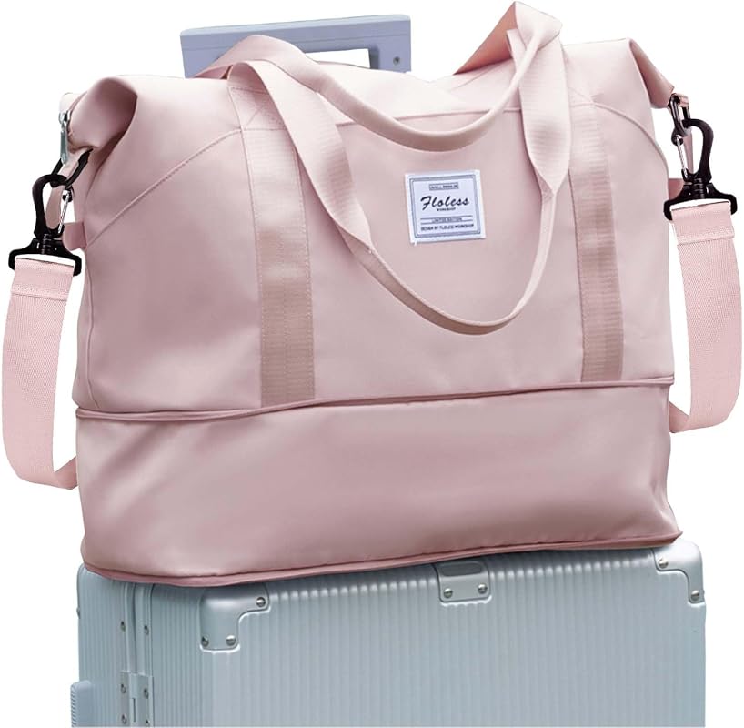 Versatile Travel Tote Bag for Women, Spacious Carry On Duffl