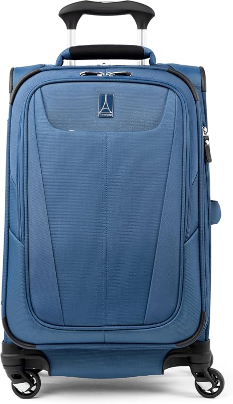 Travelpro Maxlite 5 Softside Carry-On Spinner Luggage, Lightweight 21-Inch Expandable Suitcase Designed for Effortless Travel and Durability
