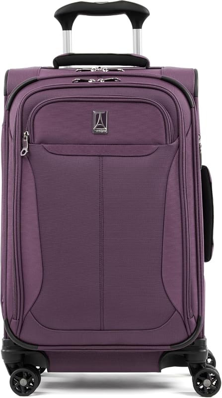 Travelpro Tourlite Softside 21-Inch Expandable Luggage, Lightweight Carry-On Suitcase Featuring Four Smooth Spinner Wheels for Easy Mobility