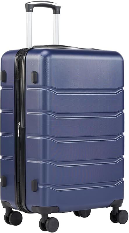 Sweetcrispy 20-Inch Carry-On Luggage, Lightweight Expandable Suitcase Featuring 360-Degree Spinner Wheels for Convenient and Easy Travel
